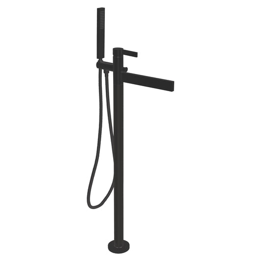 Aquadesign Products Floor Mount Tub Filler (Caso 700018) - Matte Black