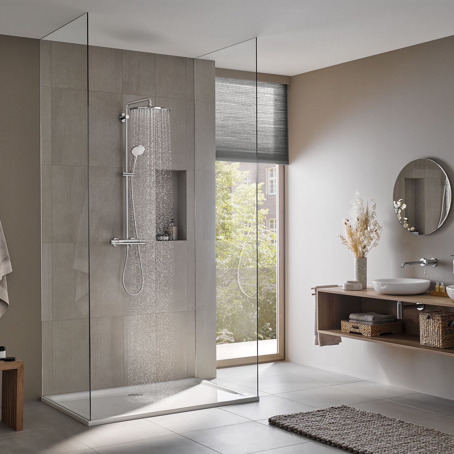 Grohe Euphoria 310 Cooltouch Thermostatic Shower System, 1.75GPM