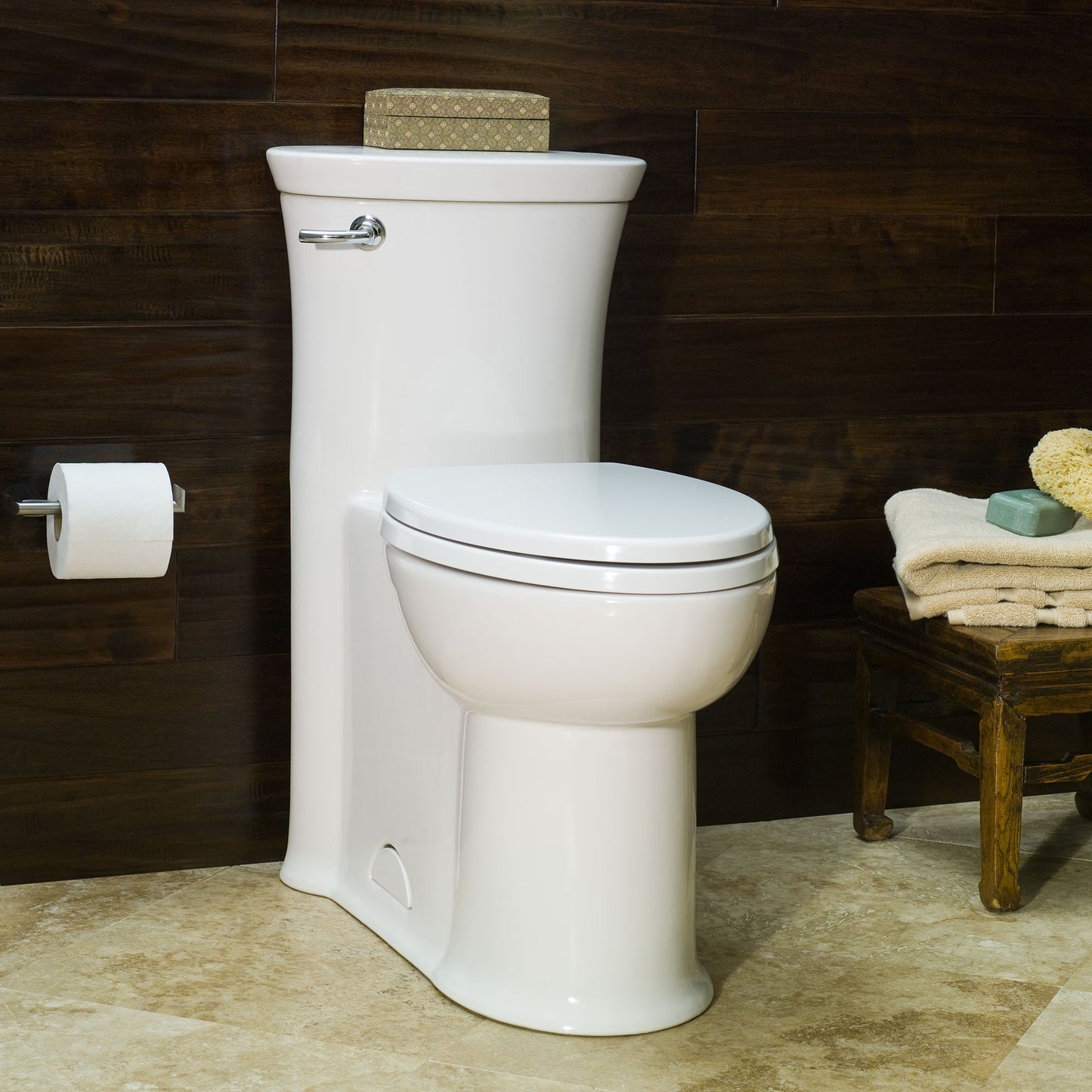 American Standard Tropic One-Piece 1.28 gpf/4.8 Lpf Chair Height Elongated Toilet With Seat