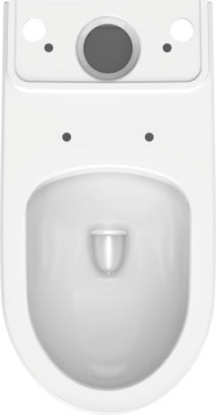 Duravit Two-Piece Toilet Bowl, Less Seat, White - 2188010085