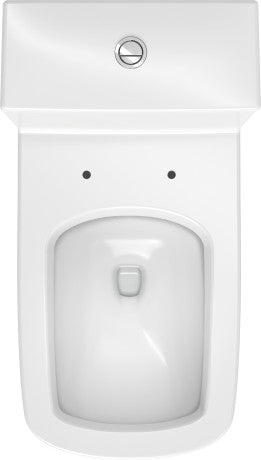 Duravit One-Piece Toilet With Seat, 1.32/0.92 GPF, With Dual Flush Piston Valve, Top Flush