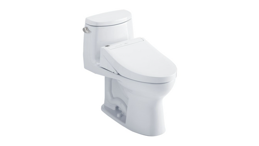 Washlet Toto Ultramax II + toilette monobloc C5, 1,28 GPF