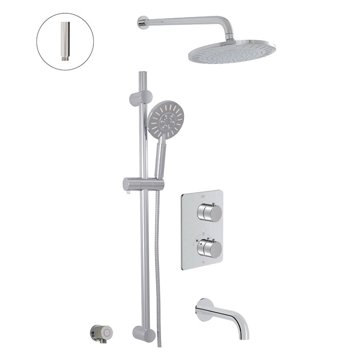 ALT Aqua Via Dante Thermostatic Shower System – 3 Functions 91093