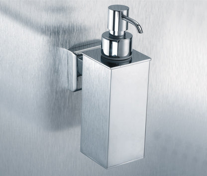 Kube Bath Aqua Nuon Wall Mount Stainless Steel Soap Dispenser