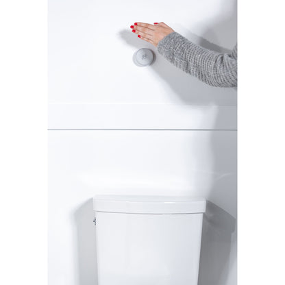 American Standard Studio Touchless Skirted Two-Piece 1.28 gpf/4.8 Lpf Chair Height Elongated Toilet with Seat