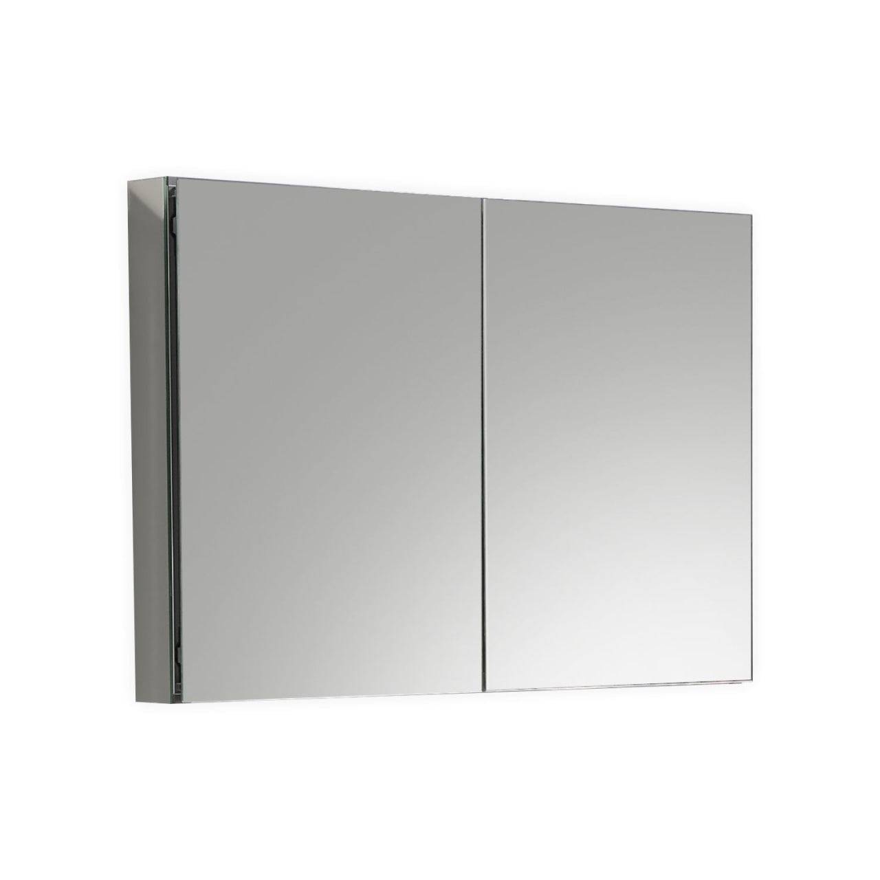 Kube Bath 40" Wide Mirrored Bathroom Medicine Cabinet - Renoz