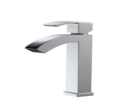 Kube Bath Aqua Balzo 6" Single Lever Wide Spread Bathroom Vanity Faucet - AFB053 - Renoz