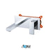 Kube Bath Aqua Squadra Single Lever Wall Mount Faucet - Chrome