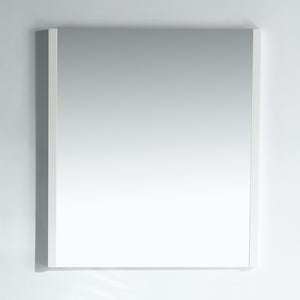 Miroir Kube Bath Aqua 28″ – Blanc brillant