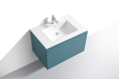 Kube Bath Meuble-lavabo de salle de bain moderne Balli 32″