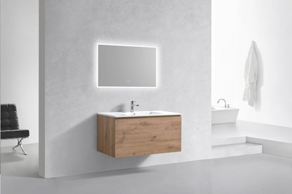 Kube Bath Meuble-lavabo de salle de bain moderne Balli 40″