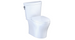 Toto Aquia IV Arc Toilet - 1.28 GPF & 0.9 GPF, UnIVersal Height - Washlet+ Connection