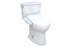 Toto Drake Transitional UnIVersal Height Two-piece Toilet With C2  Washlet Bidet Seat - 1.28 GPF
