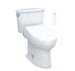 Toto Drake Transitional UnIVersal Height Two-piece Toilet With C5  Washlet Bidet Seat - 1.28 GPF