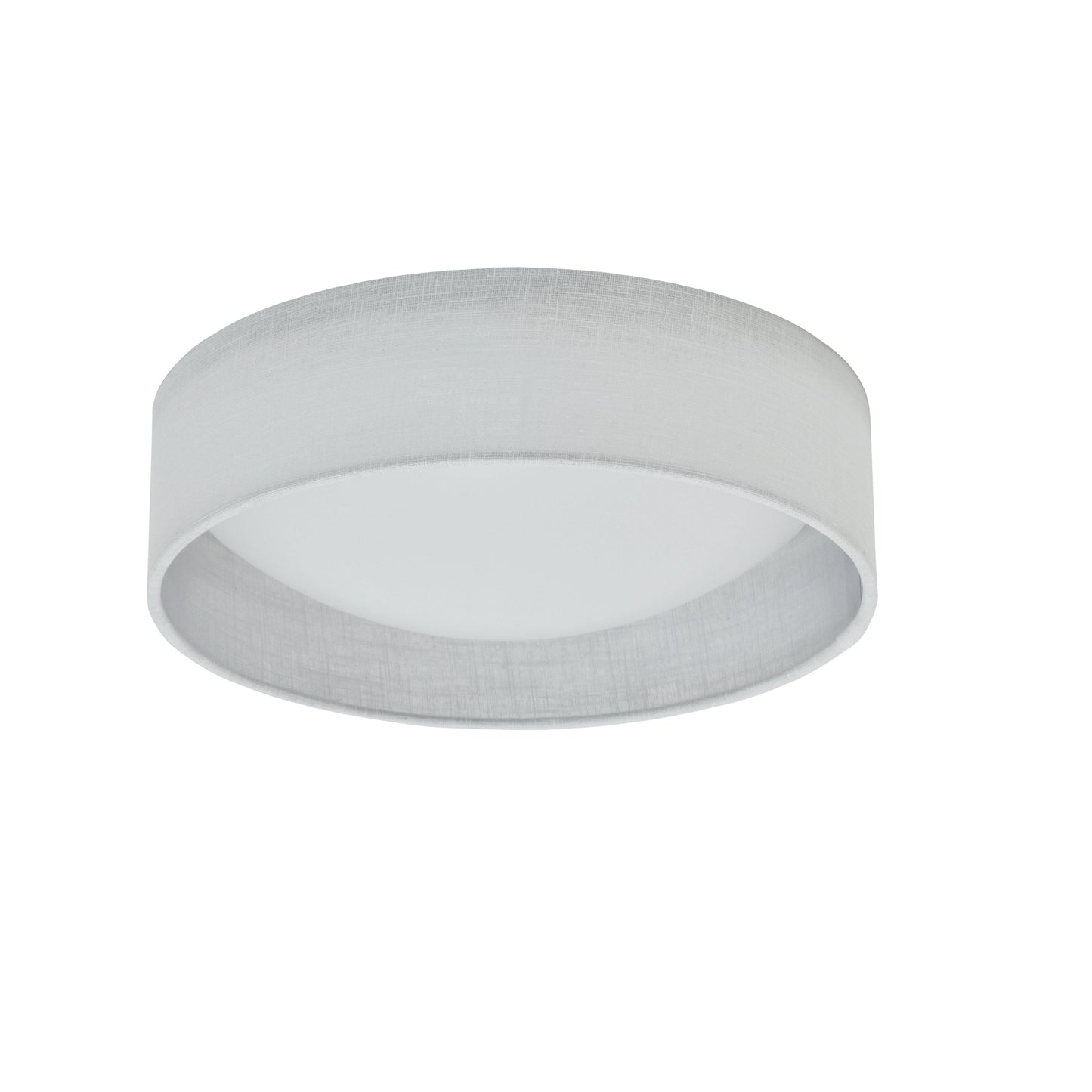 Dainolite LED Flush Mount Satin Chrome Finish, White Shade - Renoz