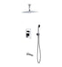 Kube Bath Aqua Piazza Shower Set With 12