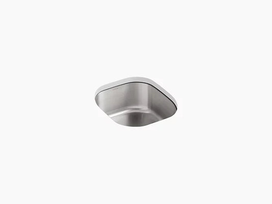 Kohler - 15-1/2" X 17-1/8" X 7-5/8" Undermount Single-Bowl Kitchen Sink