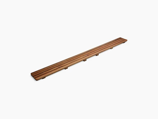 Kohler Groove® Teak Drain Cover 60" Receptor