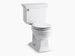 Toilettes à hauteur de chaise ronde en deux parties Kohler - 3933