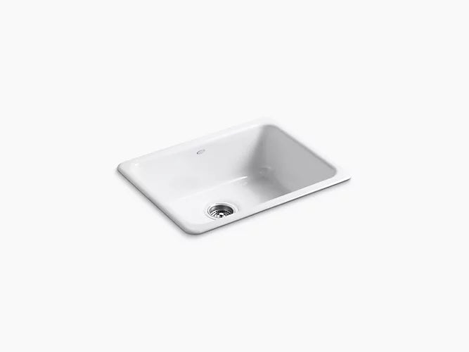 Kohler - 24-1/4" X 18-3/4" X 8-1/4" Top-Mount/Undermount Single-Bowl Kitchen Sink