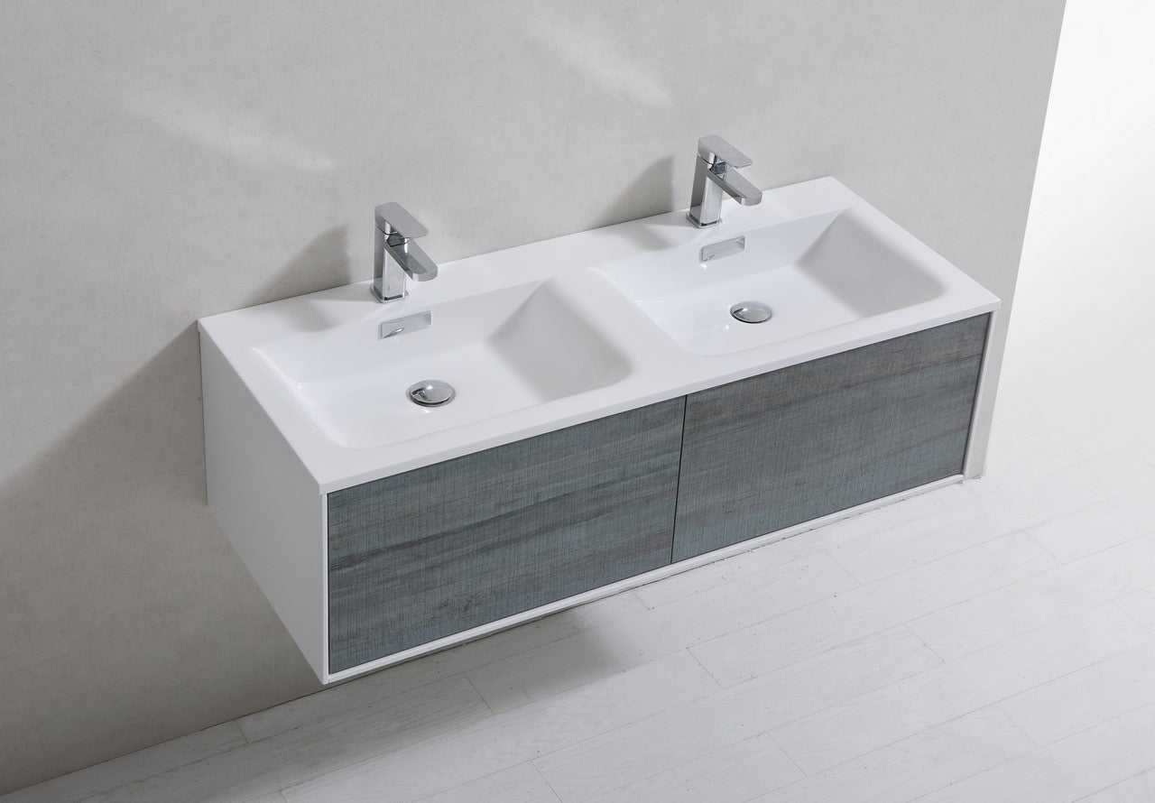 Kubebath Divario 48″ Wall Mount Modern Bathroom Vanity