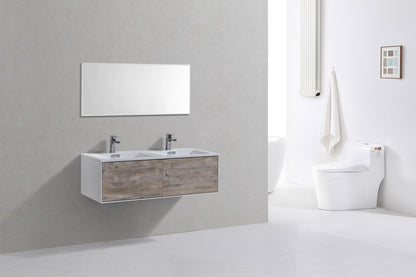 Kubebath Divario 48″ Wall Mount Modern Bathroom Vanity