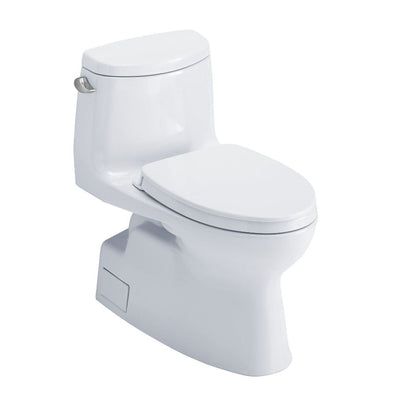 Toto Carlyle II 1.28 GPF Elongated Ada Skirted Toilet With Seat - Right Hand Trip Lever MS614124CEFRG