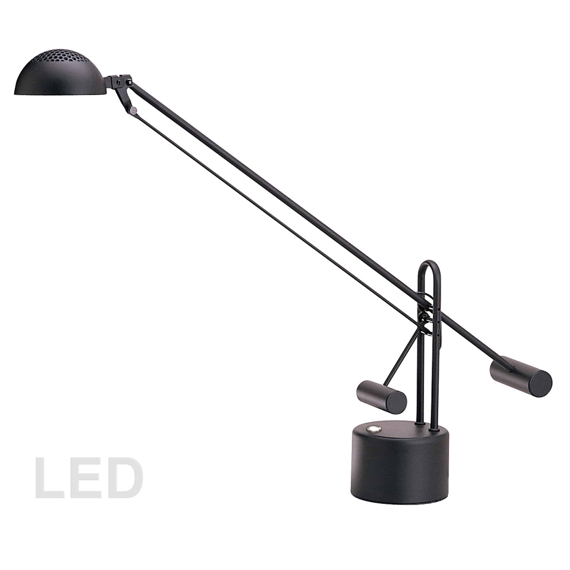 Dainolite 8W LED Desk Lamp, Black Finish - Renoz