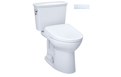 Toilette transitionnelle deux pièces Toto Drake avec siège de bidet Washlet S7A - 1,28 GPF