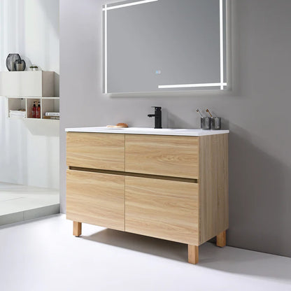 Kodaen Modern Floor Cabinet Vanities Combination Kit 1 - FV3810 + BASIN3810