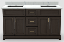 Stonewood Bellrose Desert Oak Wire Brushed Freestanding Vanity with Countertop and Sink