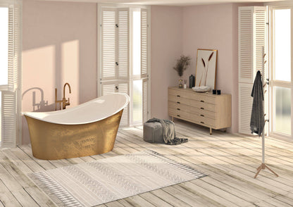 Slik Portfolio Evora Gold Tub 72.5" x 37.56" x 33.5" Gold OVF Elevation System - Renoz