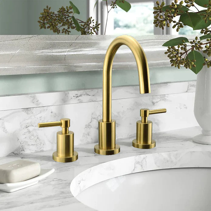 Kodaen Elegante Three Holes Widespread Bathroom Faucet - F13104