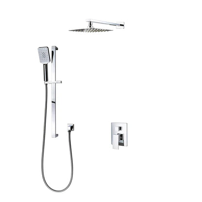 Kodaen Madison  2-Way Pressure Balanced Shower System W/ Sliding Bar (Shower Head + Hand Shower) - F54123-W10AZ