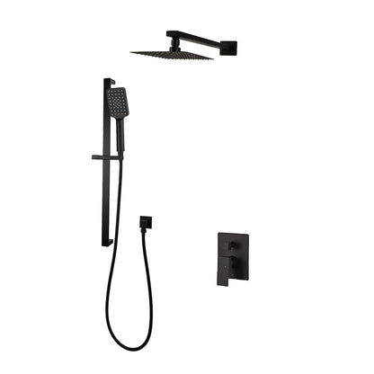 Kodaen Madison  2-Way Pressure Balanced Shower System W/ Sliding Bar (Shower Head + Hand Shower) - F54123-W10AZ