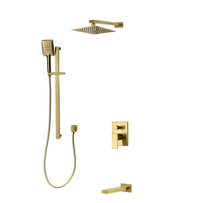 Kodaen Madison 3-Way Pressure Balanced Shower System With Sliding Bar F55123-4C12ATS