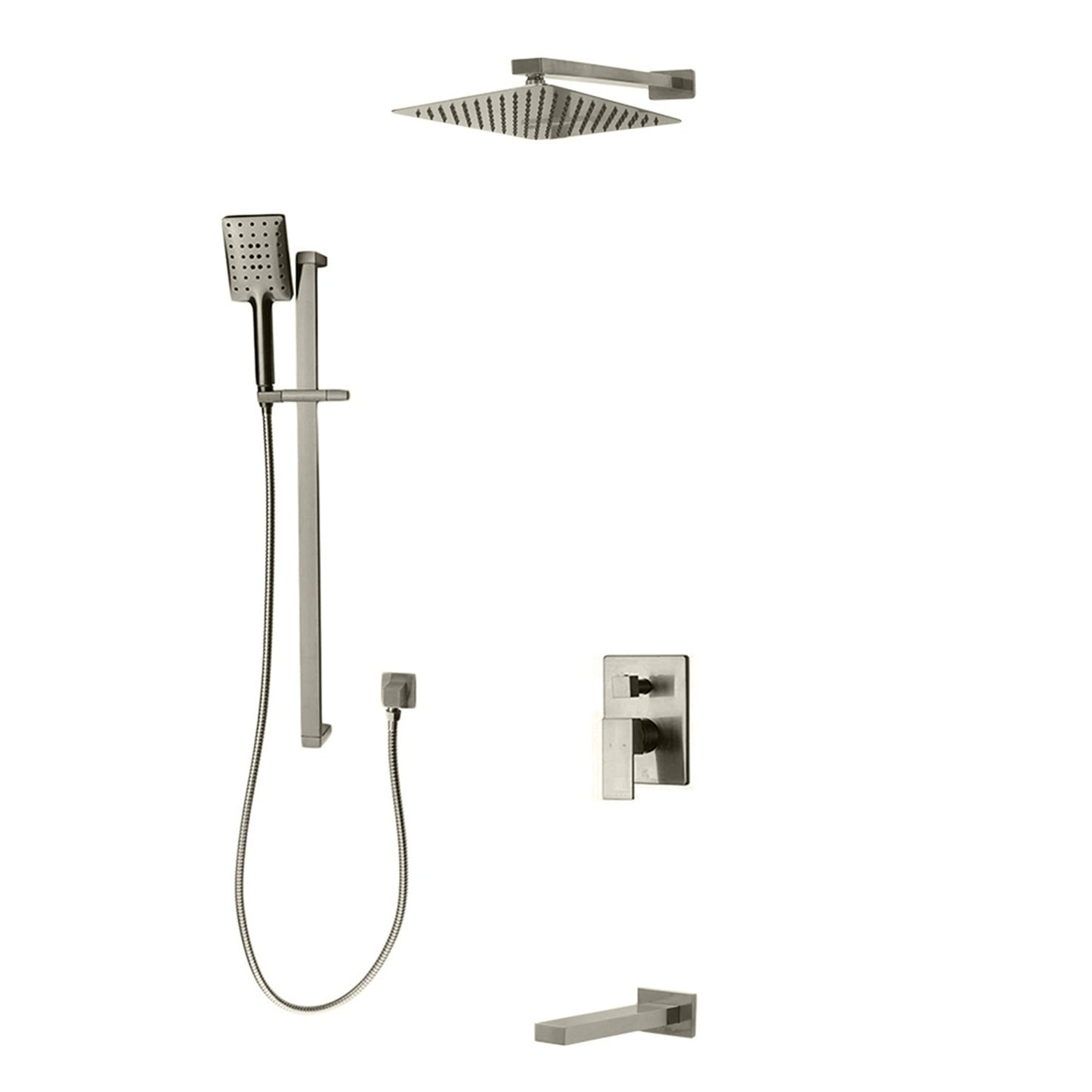 Kodaen Madison 3-Way Pressure Balanced Shower System W/ Sliding Bar