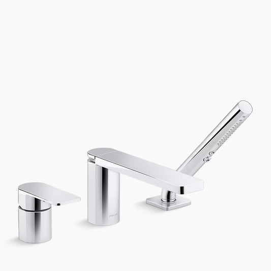 Kohler Parallel Deck-mount Bath Faucet With Handshower ( 23488-4-CP)