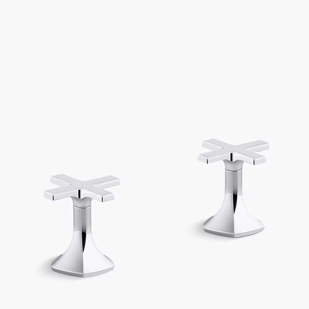 Kohler Occasion Deck-mount Bath Faucet Handles With Cross Design