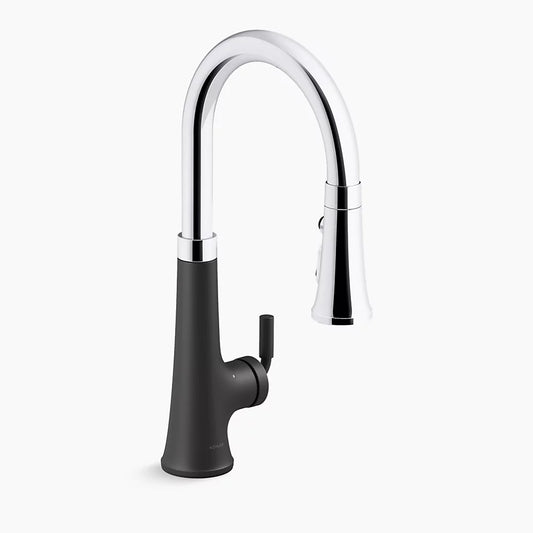 Kohler ToneTouchless Pull-down Kitchen Sink Faucet With Three-function Sprayhead