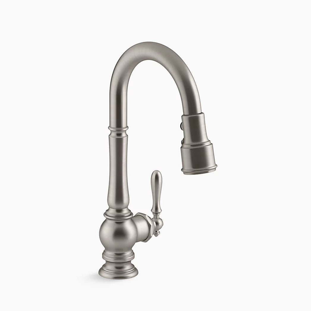 Kohler Artifacts Pull-down Kitchen Sink Faucet With Three-function Sprayhead 99261