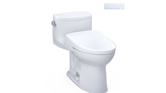 Washlet Toto Supreme II + toilette monobloc S7 - 1,28 GPF