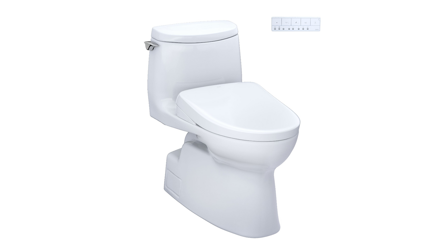 Toto Carlyle II Washlet + S7A One-piece Toilet - 1.0 GPF
