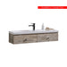 Kube Bath Elise 44″ Wall Mount Modern Bathroom Vanity - Nature Wood