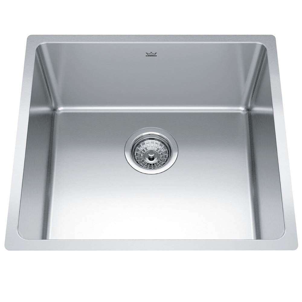 Kindred Brookmore 19.5" x 18.12" Undermount Single Bowl Stainless Steel Kitchen Sink Model - Renoz