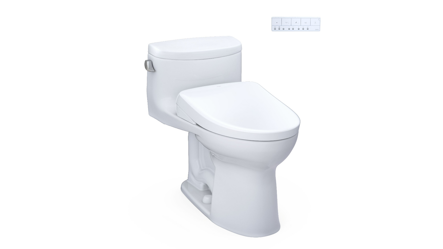 Washlet Toto Supreme II + toilette monobloc S7A - 1,28 GPF