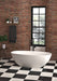 Slik Portfolio Bath Logan Slikcast Matte White 61.44