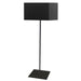 Dainolite 1 Light Square Floor Lamp w/ Black Shade - Renoz