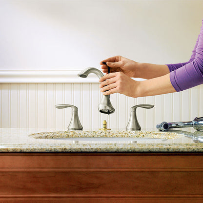 Moen - Weymouth Two-Handle Diverter Roman Tub Faucet Including Handheld Shower