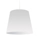 Dainolite 1 Light Oversized Drum Pendant Large White Shade - Renoz